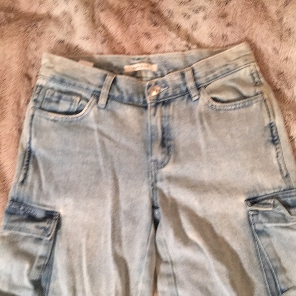 PacSun 90’s Baggy Cargo Zip Off Jeans - Picture 3 of 14